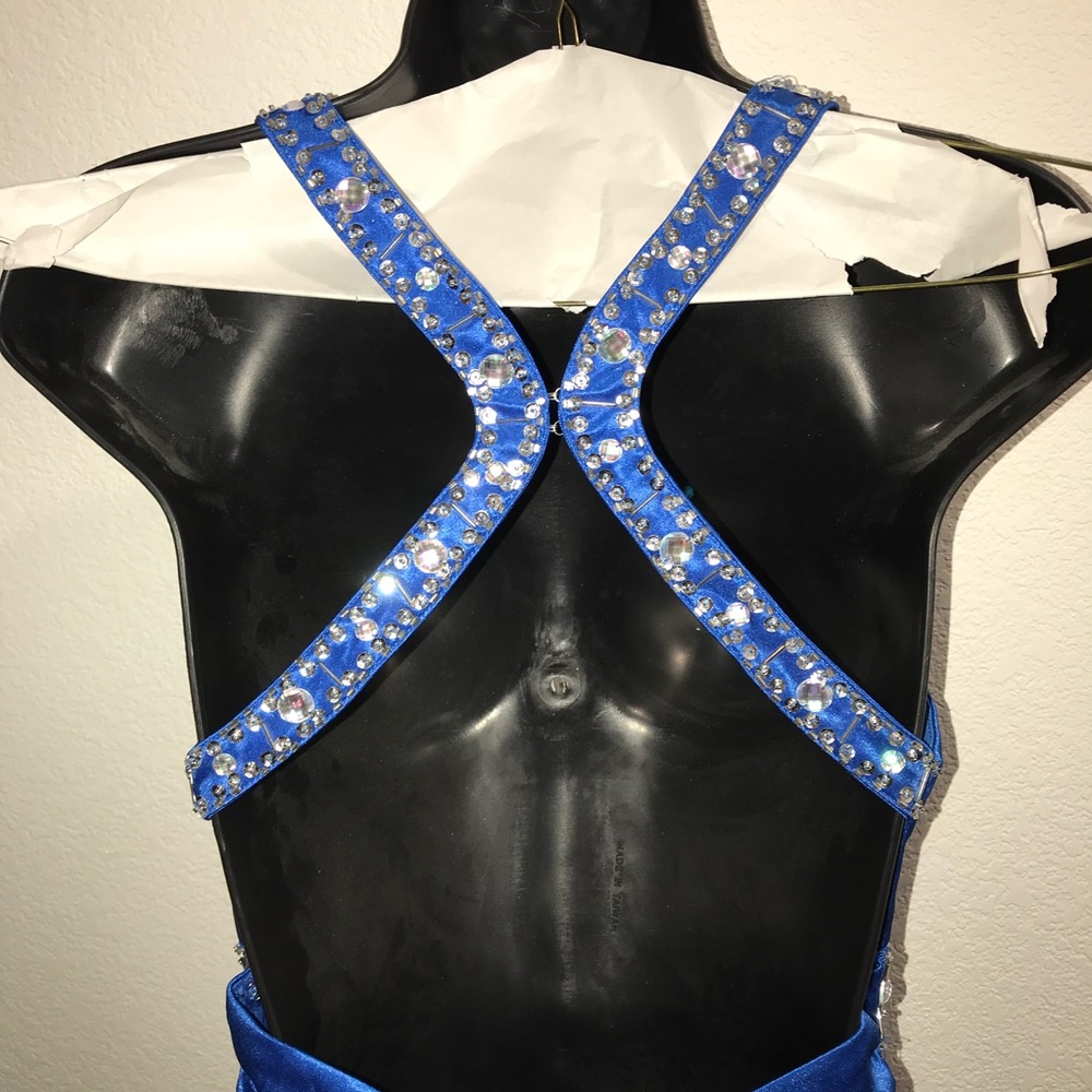 Prom or homecoming blue cocktail dress - Picture 4 of 8